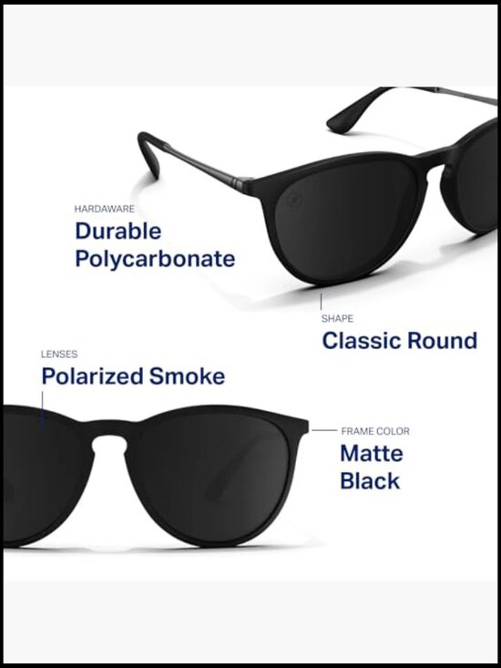 Polarized Sunglasses, Mixed Metal Frame, 100% UV Protection main image 5